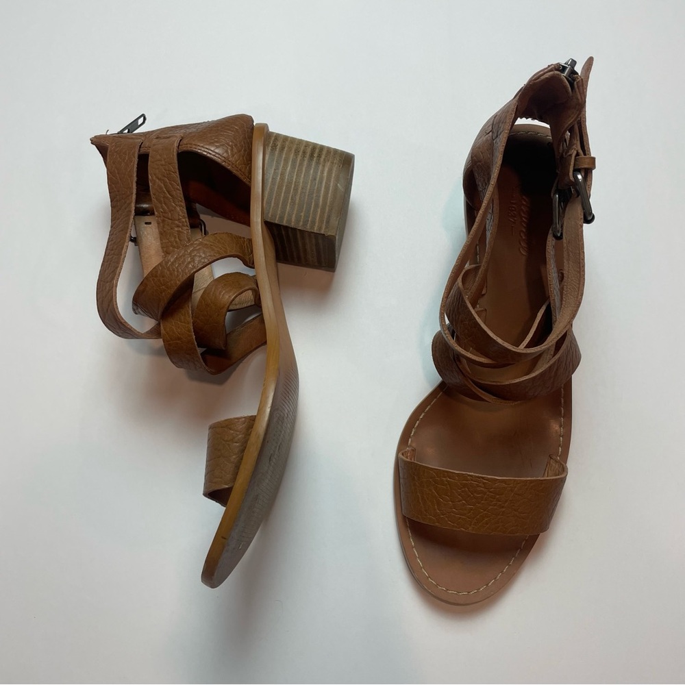 Madewell Brown Block Heel Sandals
